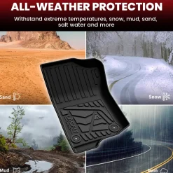 Fit for 2021-2025 Jeep Wrangler 4xe Floor Mats or Cargo Mat, Don't Fit Wrangler JL