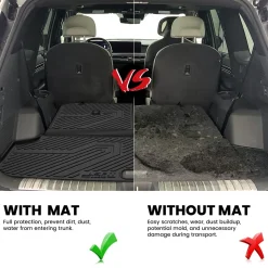 Fit for 2024-2026 Kia EV9 Floor Mats or 3rd Row Seatback & Cargo Mat