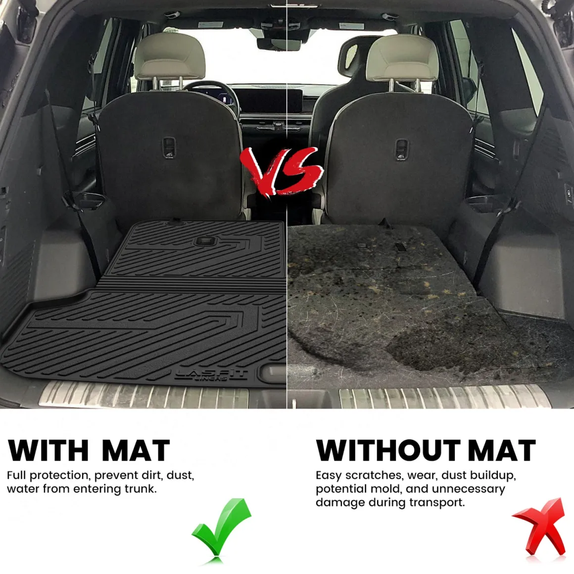 Fit for 2024-2026 Kia EV9 Floor Mats or 3rd Row Seatback & Cargo Mat