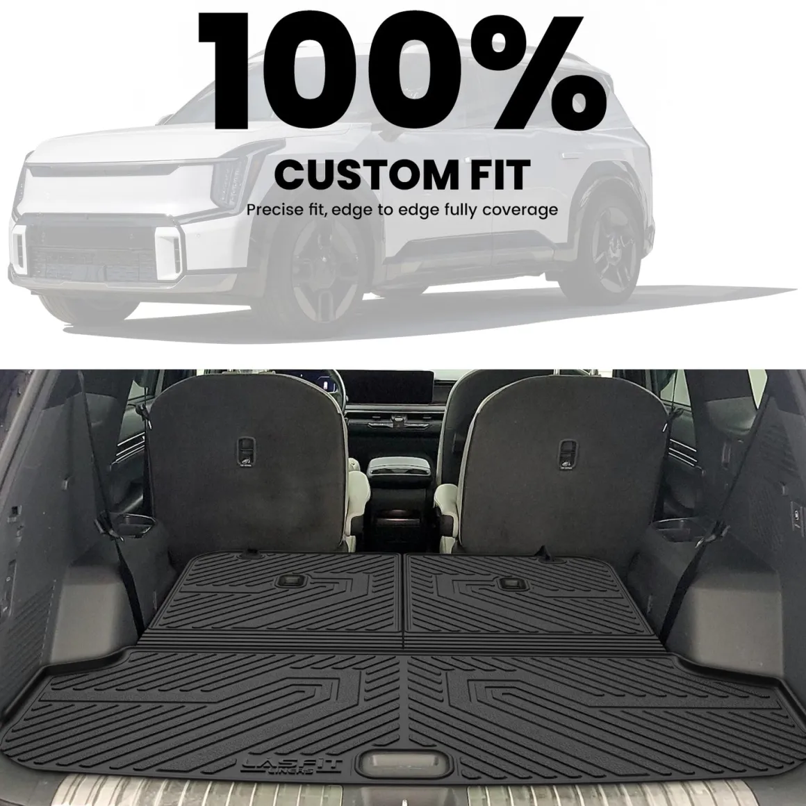 Fit for 2024-2026 Kia EV9 Floor Mats or 3rd Row Seatback & Cargo Mat