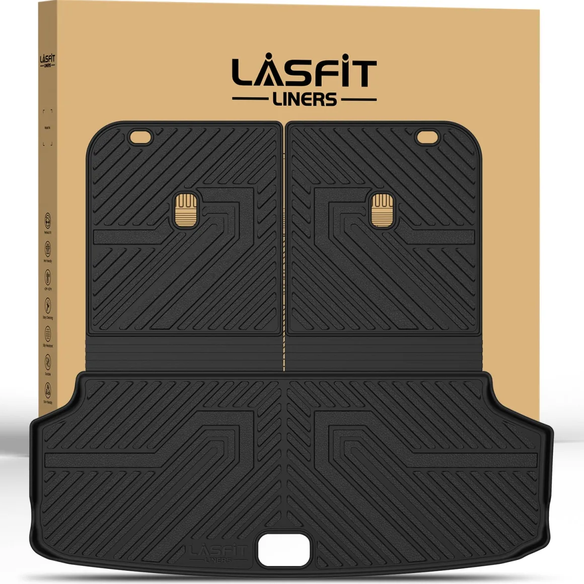 Fit for 2024-2026 Kia EV9 Floor Mats or 3rd Row Seatback & Cargo Mat
