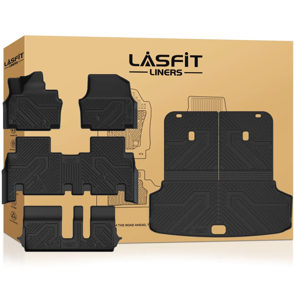 Fit for 2024-2026 Kia EV9 Floor Mats or 3rd Row Seatback & Cargo Mat