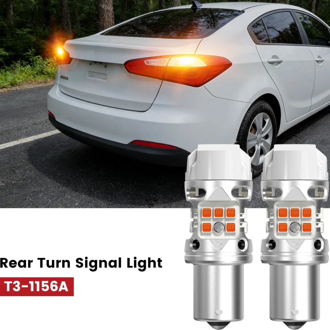 Fit for 2014-2016 Kia Forte The Brightest LED Bulbs Upgrade