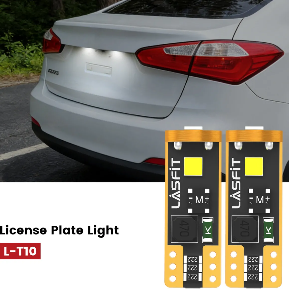 Fit for 2014-2016 Kia Forte The Brightest LED Bulbs Upgrade