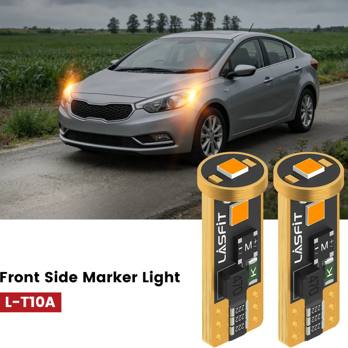Fit for 2014-2016 Kia Forte The Brightest LED Bulbs Upgrade