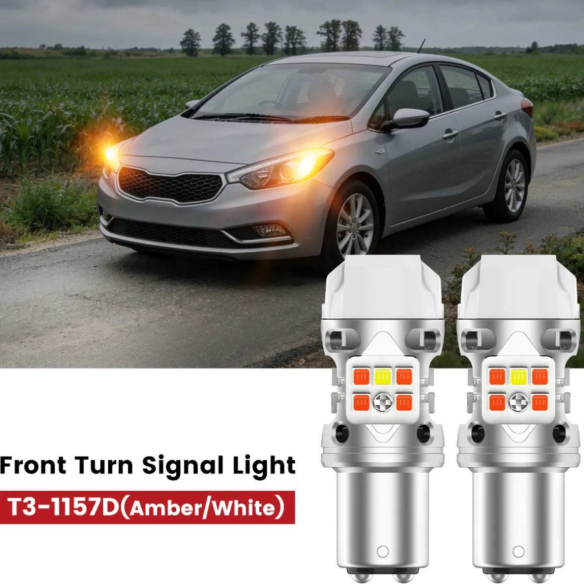 Fit for 2014-2016 Kia Forte The Brightest LED Bulbs Upgrade