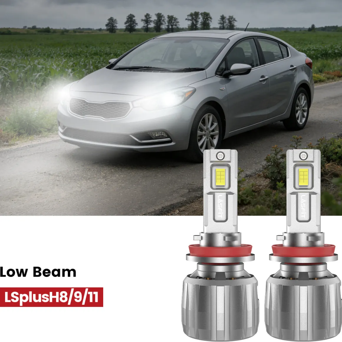Fit for 2014-2016 Kia Forte The Brightest LED Bulbs Upgrade