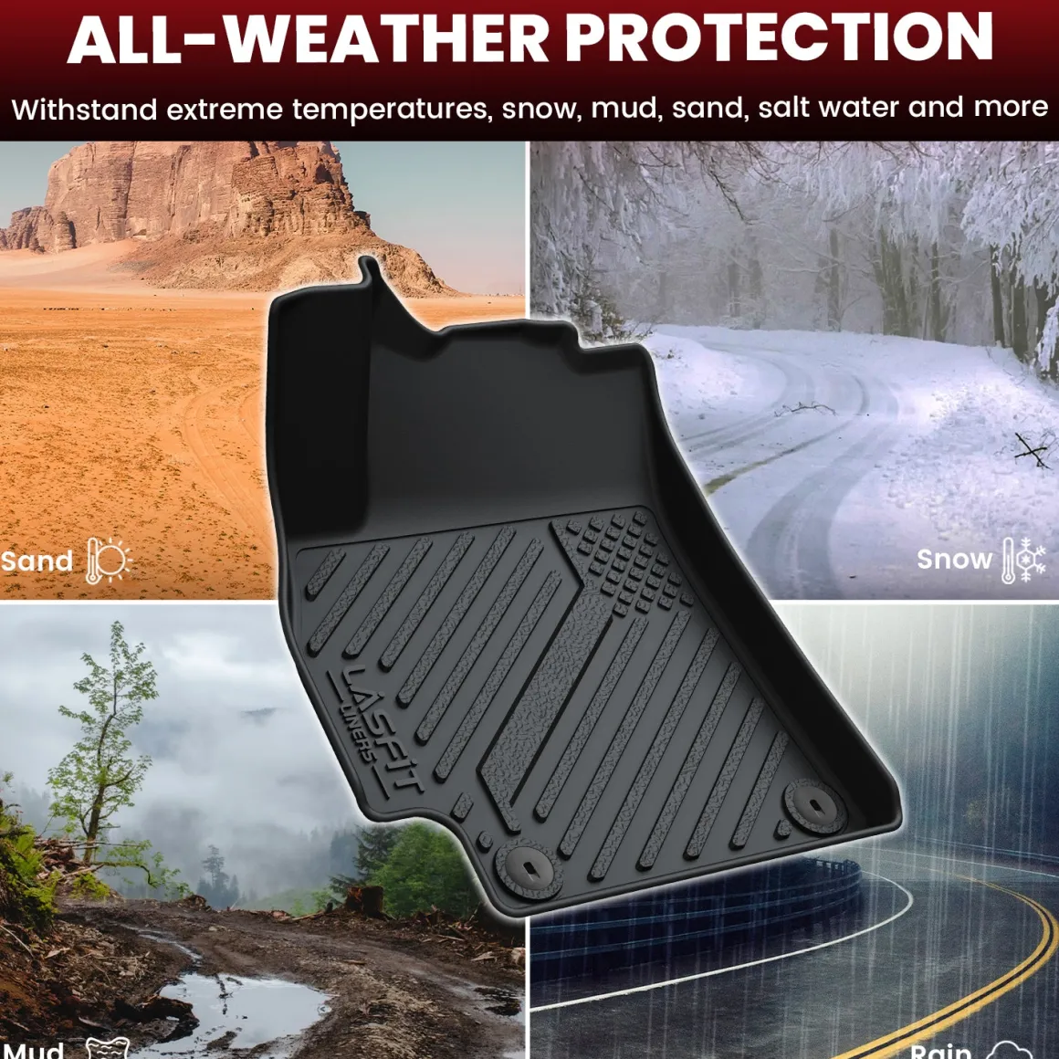 Fit for 2025-2026 Kia K4 Floor Mats or Cargo Mat, Not Fit LX Model or K4 Hatchback