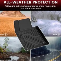 Fit for 2016-2020 Kia Optima Floor Mats & Cargo Mat, Fit Gasoline Only