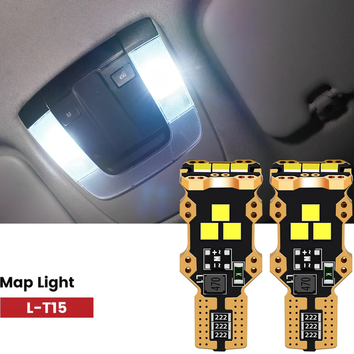 Fit for 2021-2023 Kia Seltos The Brightest LED Bulbs Upgrade | Tested and Verified