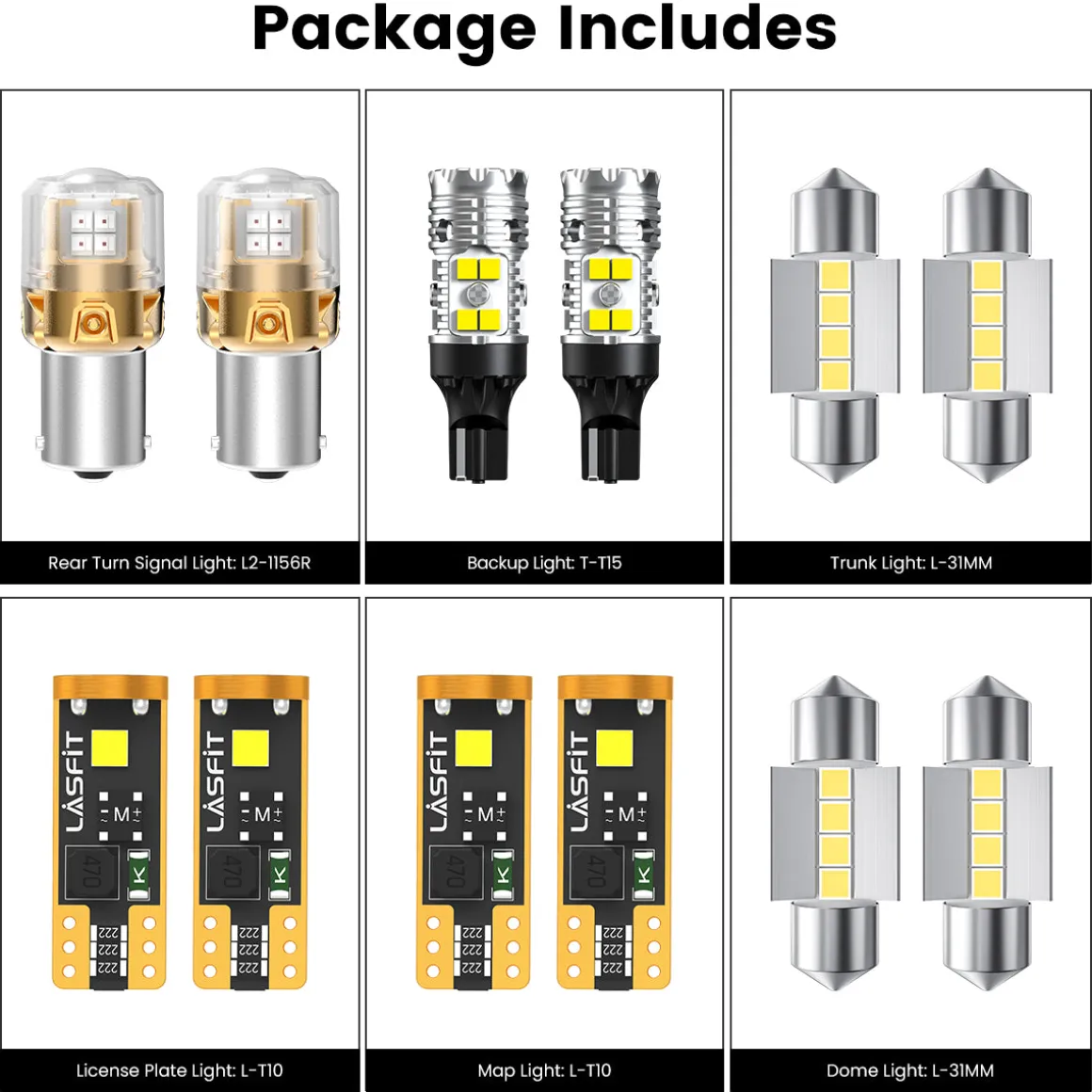 Fit for 2021-2023 Kia Seltos The Brightest LED Bulbs Upgrade | Tested and Verified