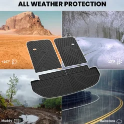 Fit for 2016-2020 Kia Sorento Floor Mats or Seatback & Cargo Mats, Fit 7 Seats Only