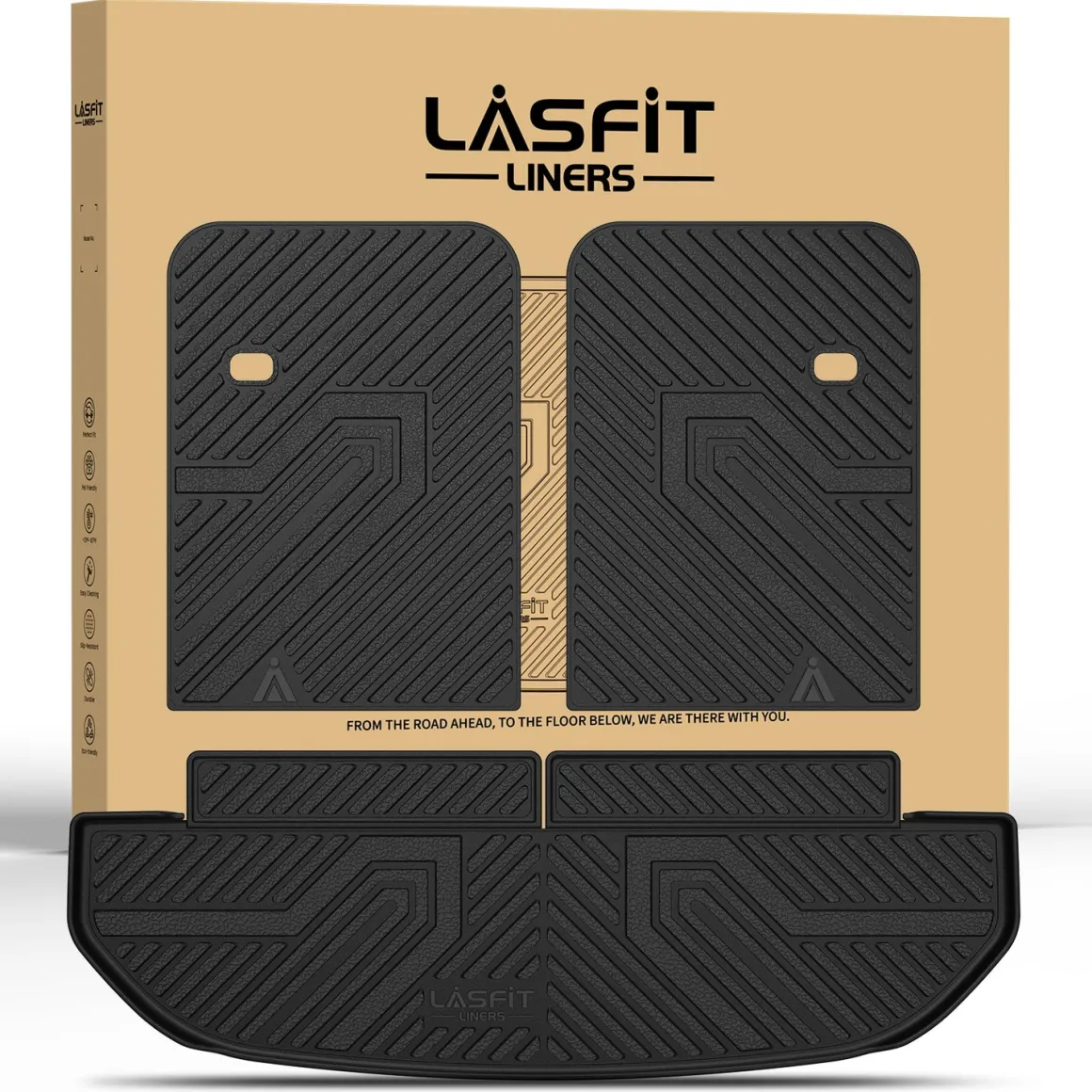 Fit for 2016-2020 Kia Sorento Floor Mats or Seatback & Cargo Mats, Fit 7 Seats Only