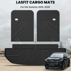 Fit for 2016-2020 Kia Sorento Floor Mats or Seatback & Cargo Mats, Fit 7 Seats Only