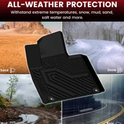 Fit for 2016-2020 Kia Sorento Floor Mats or Seatback & Cargo Mats, Fit 7 Seats Only