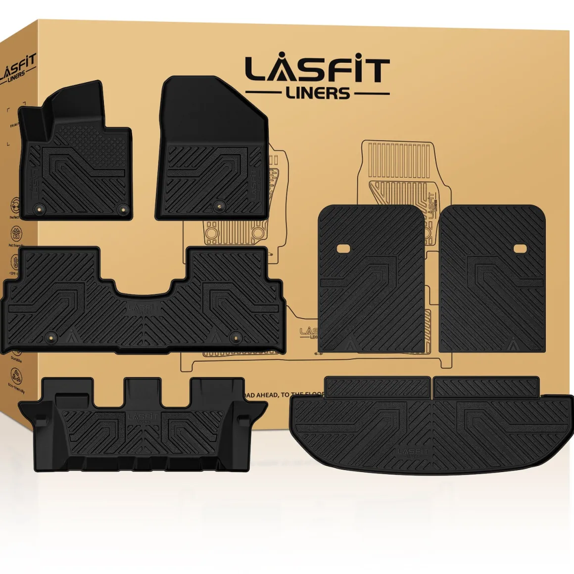 Fit for 2016-2020 Kia Sorento Floor Mats or Seatback & Cargo Mats, Fit 7 Seats Only