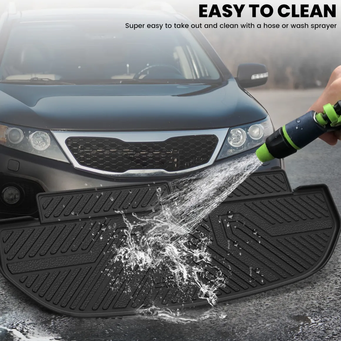 Fit for 2016-2020 Kia Sorento Floor Mats or Seatback & Cargo Mats, Fit 7 Seats Only