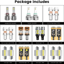 Fit for 2020-2022 Kia Soul LED Bulbs Upgrade