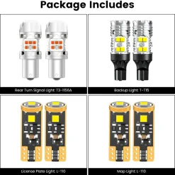 Fit for 2023-2025 Kia Soul The Brightest LED Bulbs Upgrade