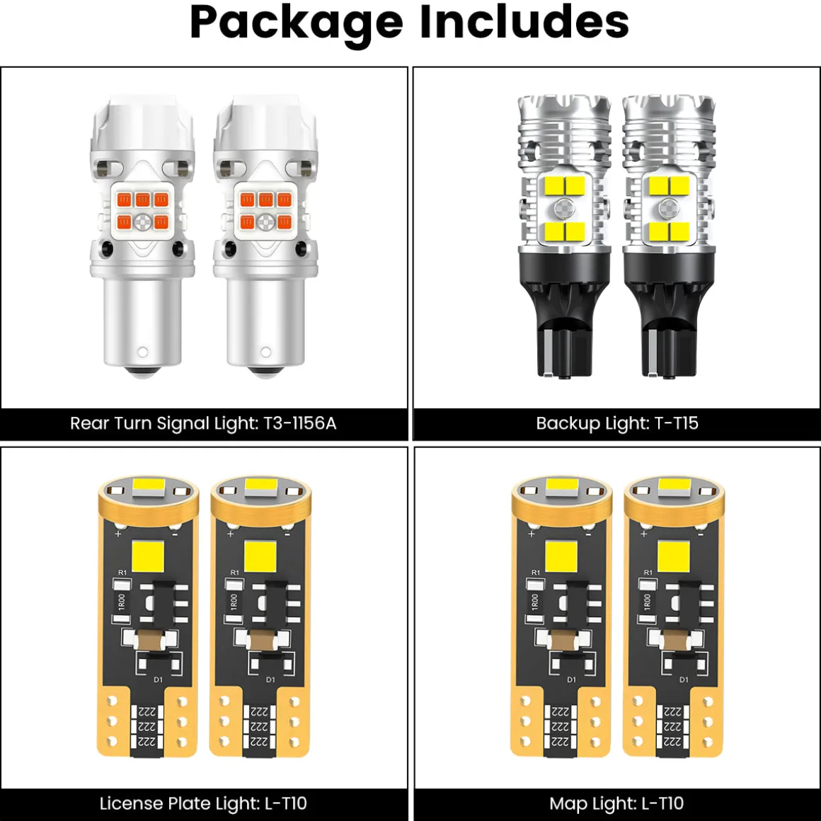 Fit for 2023-2025 Kia Soul The Brightest LED Bulbs Upgrade