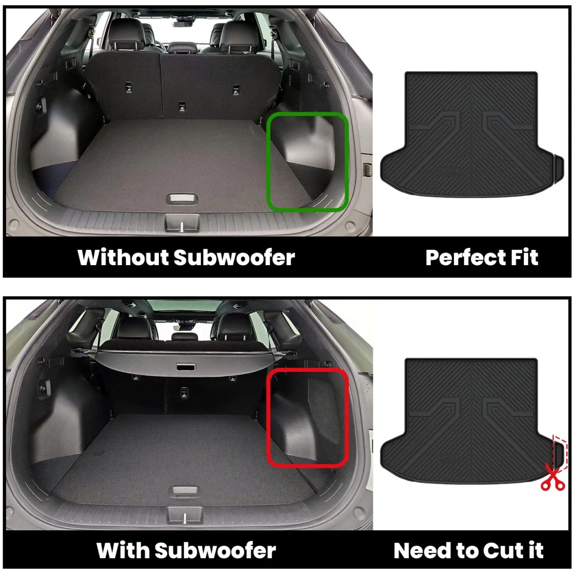 Fit for 2023-2026 Kia Sportage Floor Mats & Cargo Mat, Not Fit Hybrid
