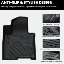 Fit for 2023-2026 Kia Sportage Floor Mats & Cargo Mat, Not Fit Hybrid