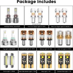 Fit for 2017-2019 Kia Sportage The Brightest LED Bulbs Upgrade