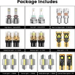Fit for 2020-2022 Kia Sportage The Brightest LED Bulbs Upgrade | Tested and Verified