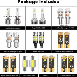 Fit for 2005-2010 Kia Sportage The Brightest LED Bulbs Upgrade