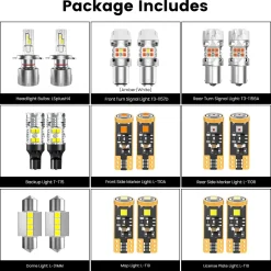 Fit for 2005-2010 Kia Sportage The Brightest LED Bulbs Upgrade