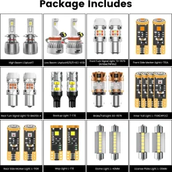 Fit for 2011-2013 Kia Sportage The Brightest LED Bulbs Upgrade