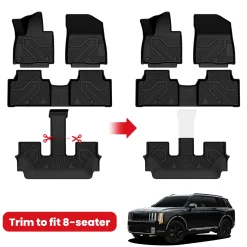 Fit for 2027 Kia Telluride Floor Mats or Seatback & Cargo & Rear Trunk Mat