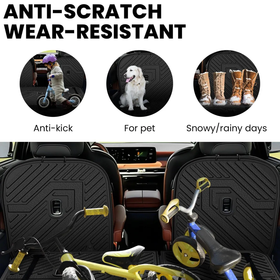 Fit for 2027 Kia Telluride Floor Mats or Seatback & Cargo & Rear Trunk Mat