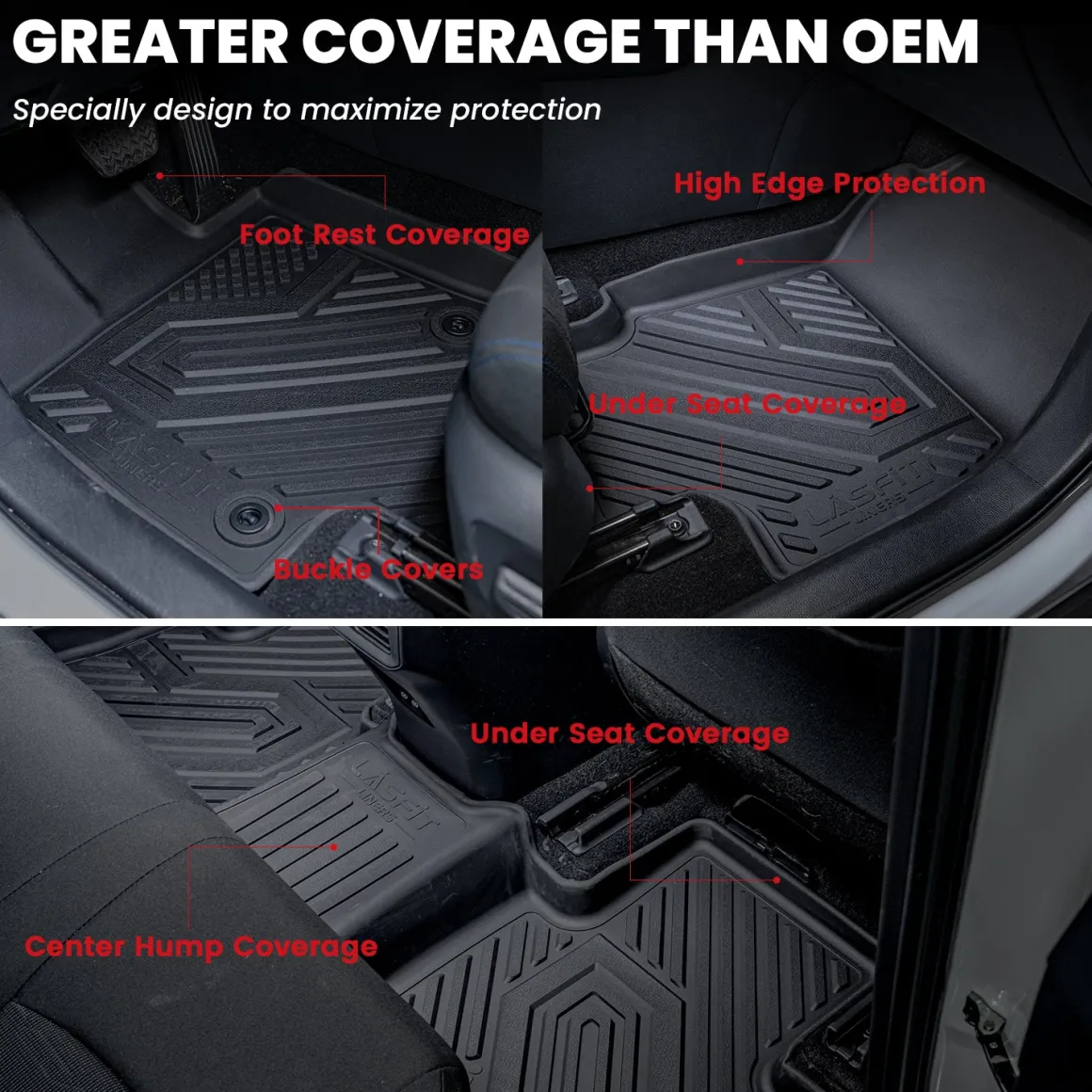 Fit for 2027 Kia Telluride Floor Mats or Seatback & Cargo & Rear Trunk Mat