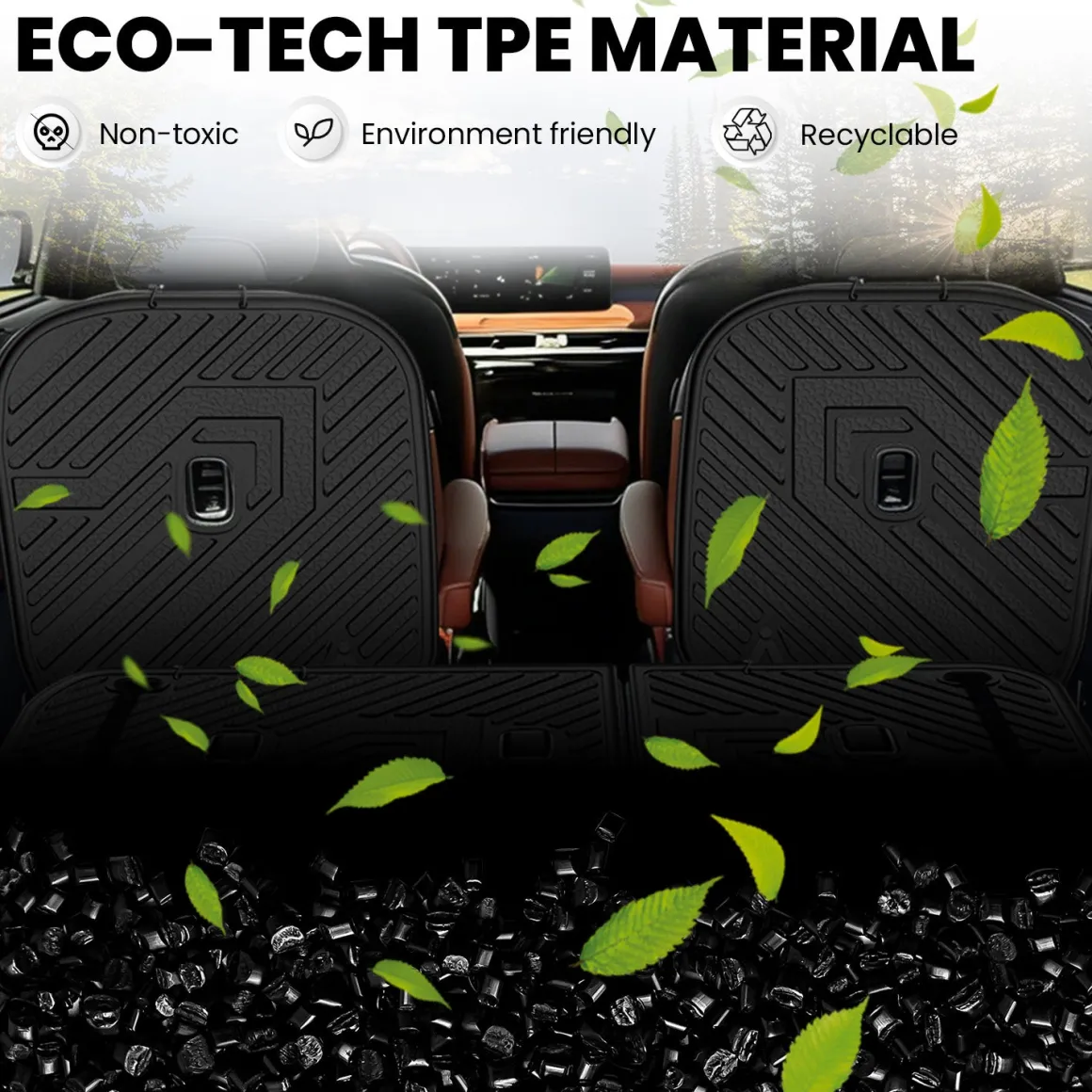 Fit for 2027 Kia Telluride Floor Mats or Seatback & Cargo & Rear Trunk Mat