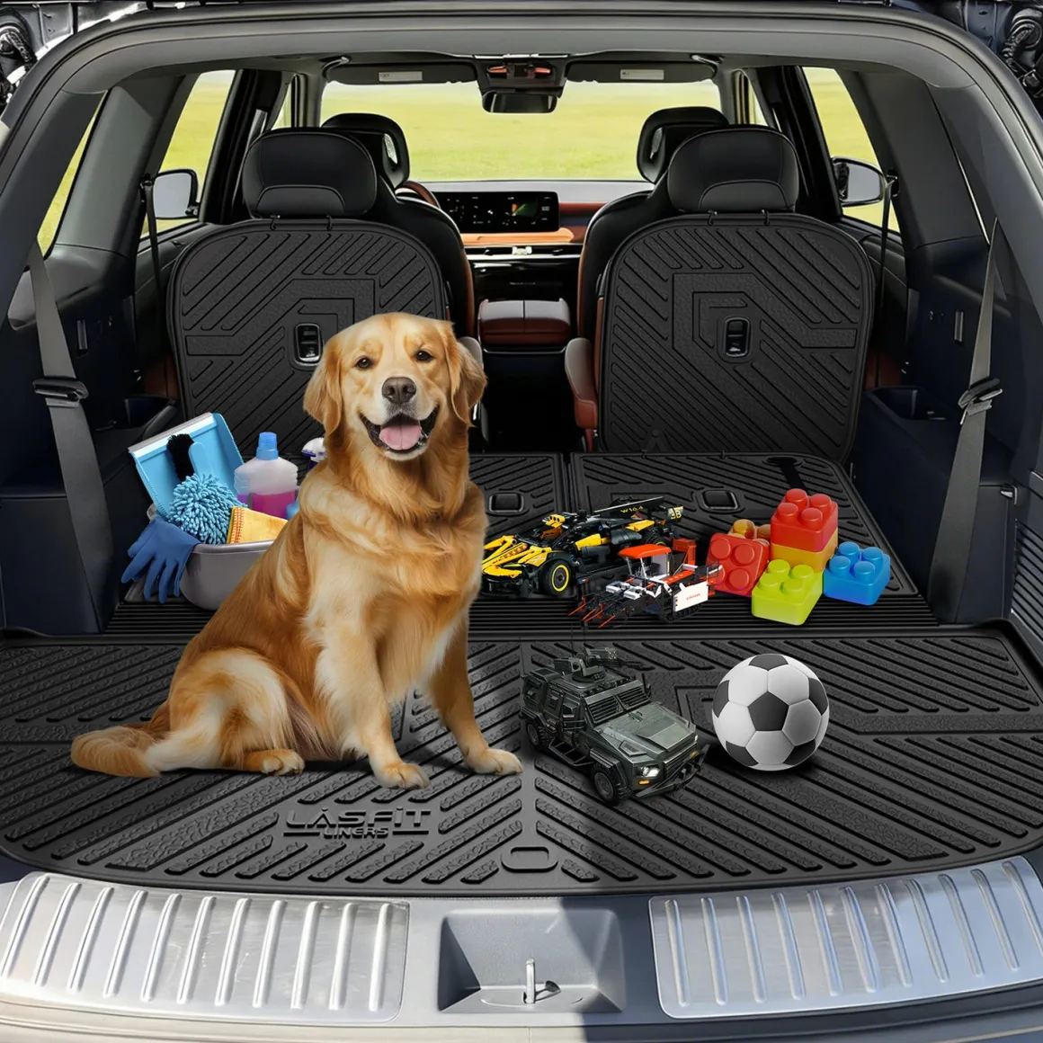 Fit for 2027 Kia Telluride Floor Mats or Seatback & Cargo & Rear Trunk Mat