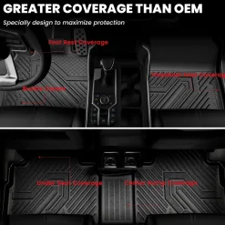 Fit for 2020-2025 Kia Telluride Floor Mats or Seatback & Cargo Mat