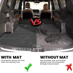 Fit for 2020-2025 Kia Telluride Floor Mats or Seatback & Cargo Mat