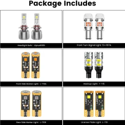 Fit for 2020-2022 Kia Telluride LED Bulbs Upgrade