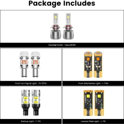 Fit for 2020-2022 Kia Telluride LED Bulbs Upgrade