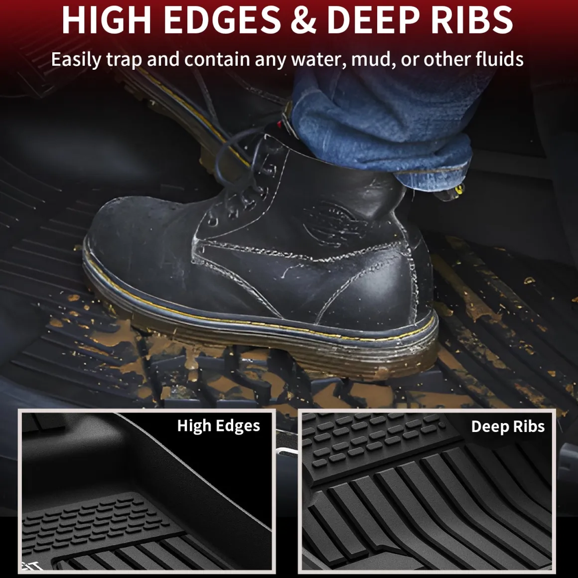 Fit for 2011-2019 Land Rover Range Rover Evoque Floor Mats, Not For Convertible