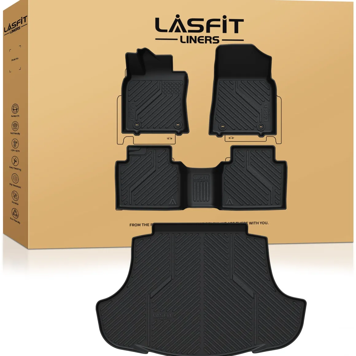Fit for 2019-2025 Lexus ES Floor Mats, Fit FWD Only
