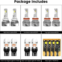 Fit for 2013-2015 Lexus ES350 LED Bulbs Upgrade