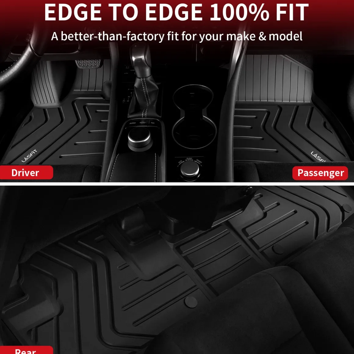 Fit for 2016-2022 Lexus RX350 RX450h Floor Mats or Cargo Mats, Don't Fit 2018-2022 RX L Models