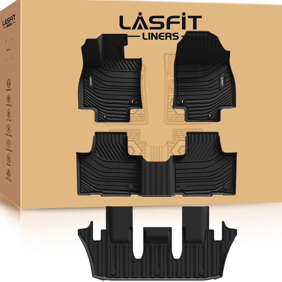 Fit for 2024-2026 Lexus TX 350 500h 550h+ Floor Mats or Cargo Mats