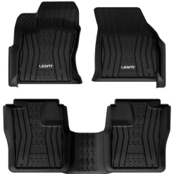 Fit for 2017-2020 Lincoln Continental Custom Floor Mats TPE Material 1st & 2nd Row Seat