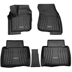Fit for 2017-2020 Lincoln MKZ Custom Floor Mats TPE Material 1st & 2nd Row Seat