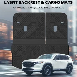 Fit for 2024-2026 Mazda CX-90 (Include CX-90 PHEV) Floor Mats or Cargo & Seatback Mat