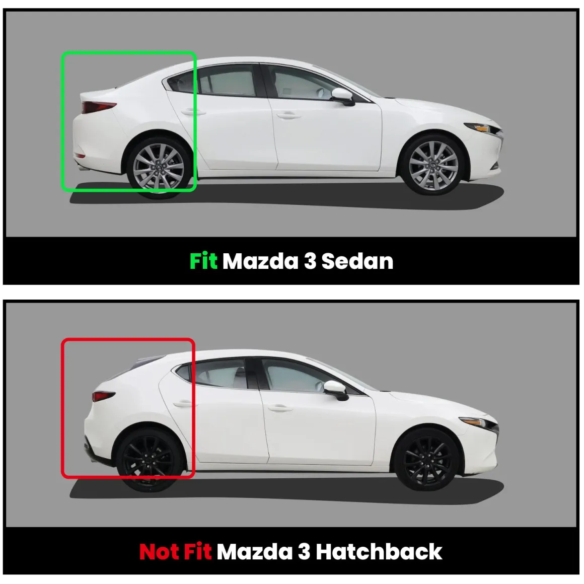 Fit for 2019-2026 Mazda Mazda3 All-weather Floor Mats
