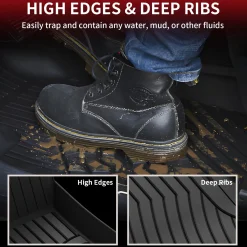 Fit for 2015-2021 Mercedes-Benz C-Class Floor Mats, Fit Sedan ONLY